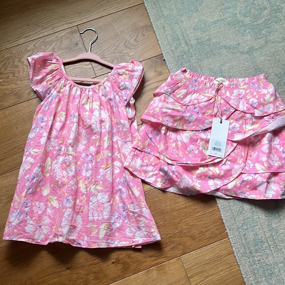 BNWT LoveShackFancy Little Girl Skirt 7-8y